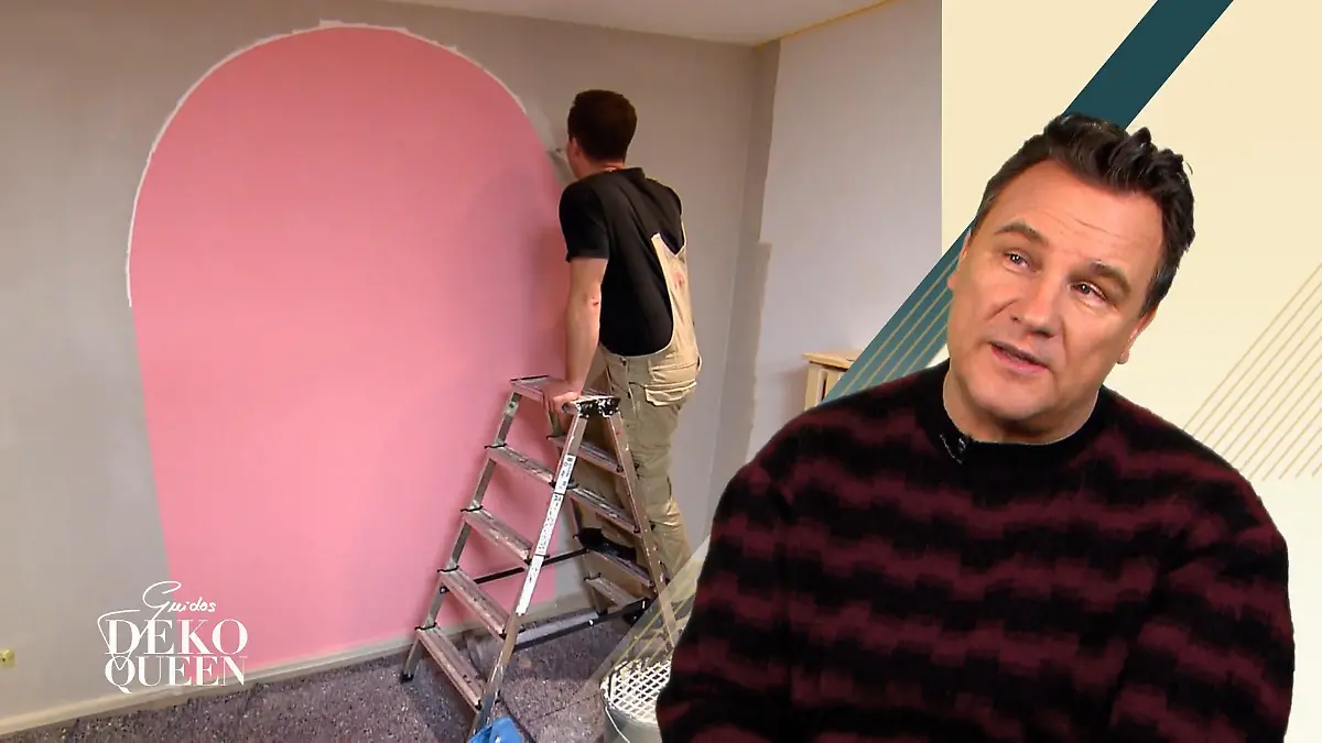 Wie kommt das Ergebnis an? Farbe an der Wand