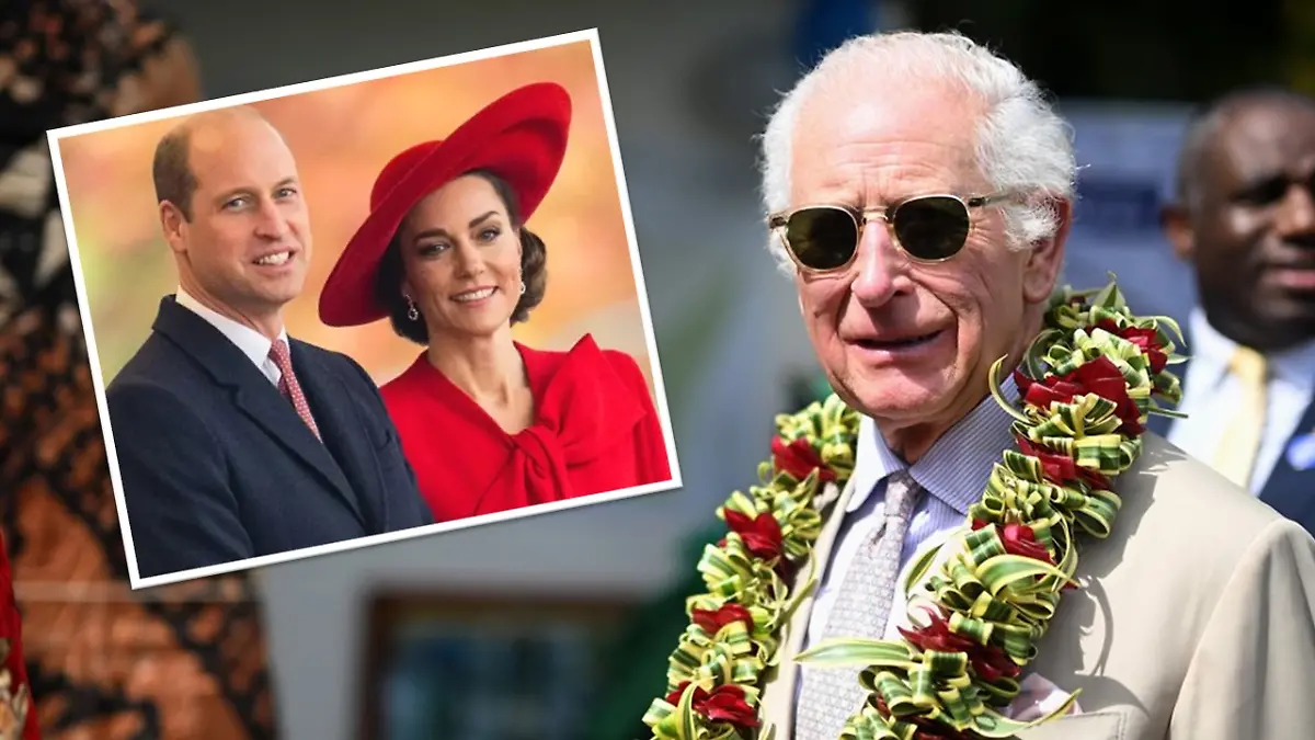 William und Kate haben König Charles zum Geburtstag gratuliert