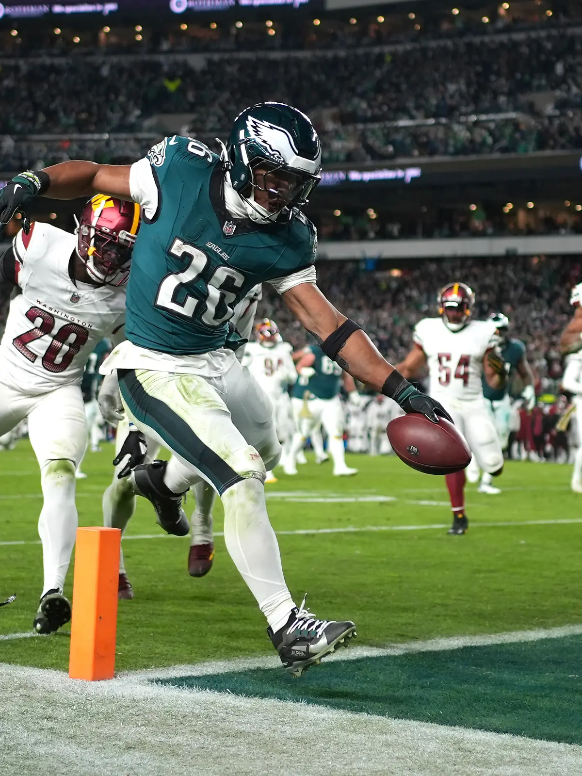 Eagles-Star Saquon Barkley war kaum zu stoppen.