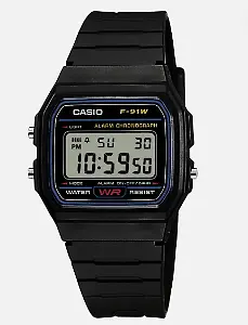 Casio F-91W-1YEG Unisex