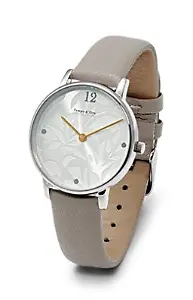 Damen-Armbanduhr Grau