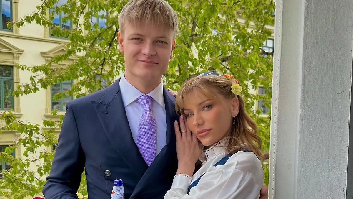 Nora Haukland mit Marius Borg Høiby