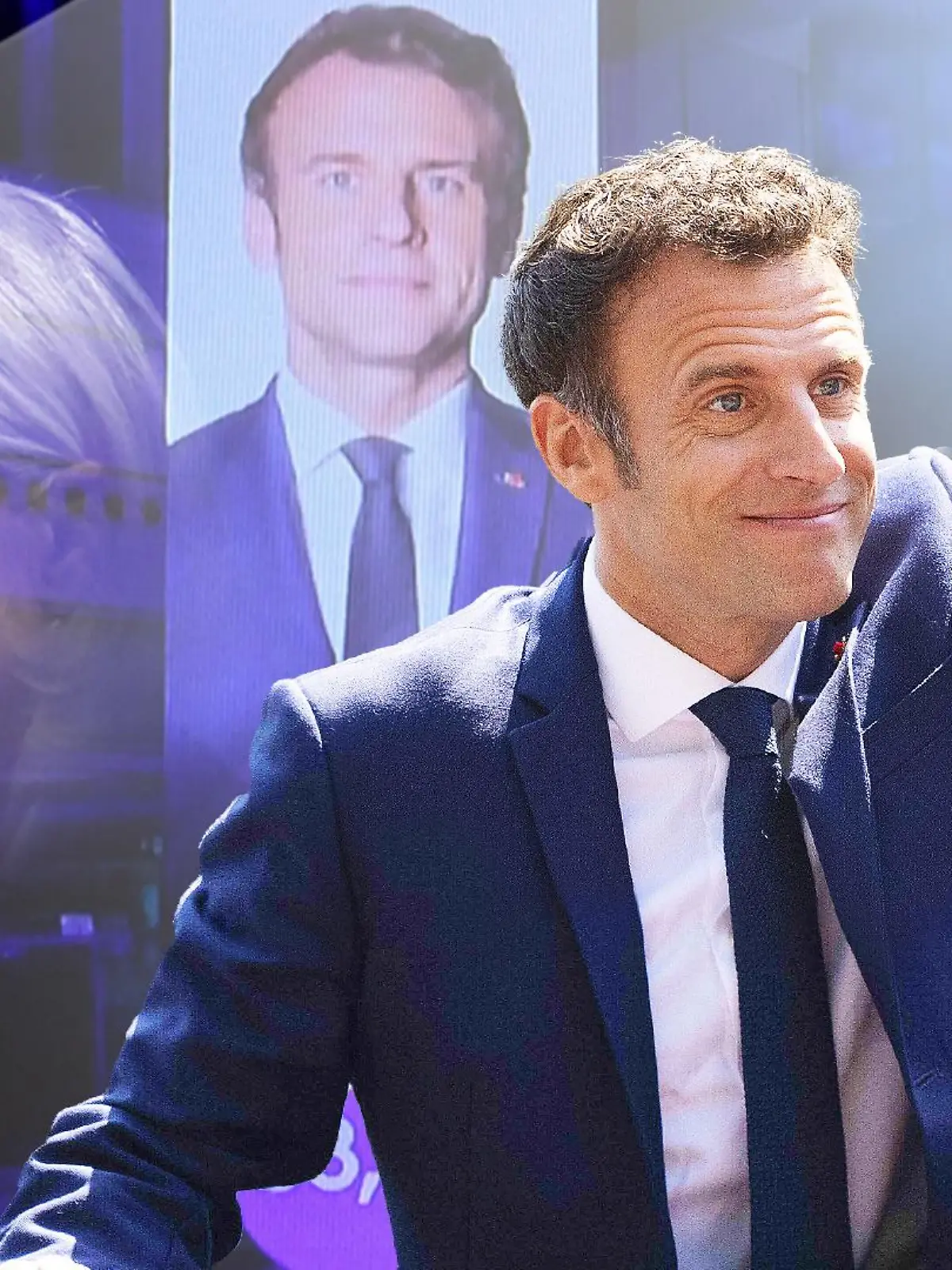 Frankreichs Präsident Emmanuel Macron bleibt fünf weitere Jahre im Amt.