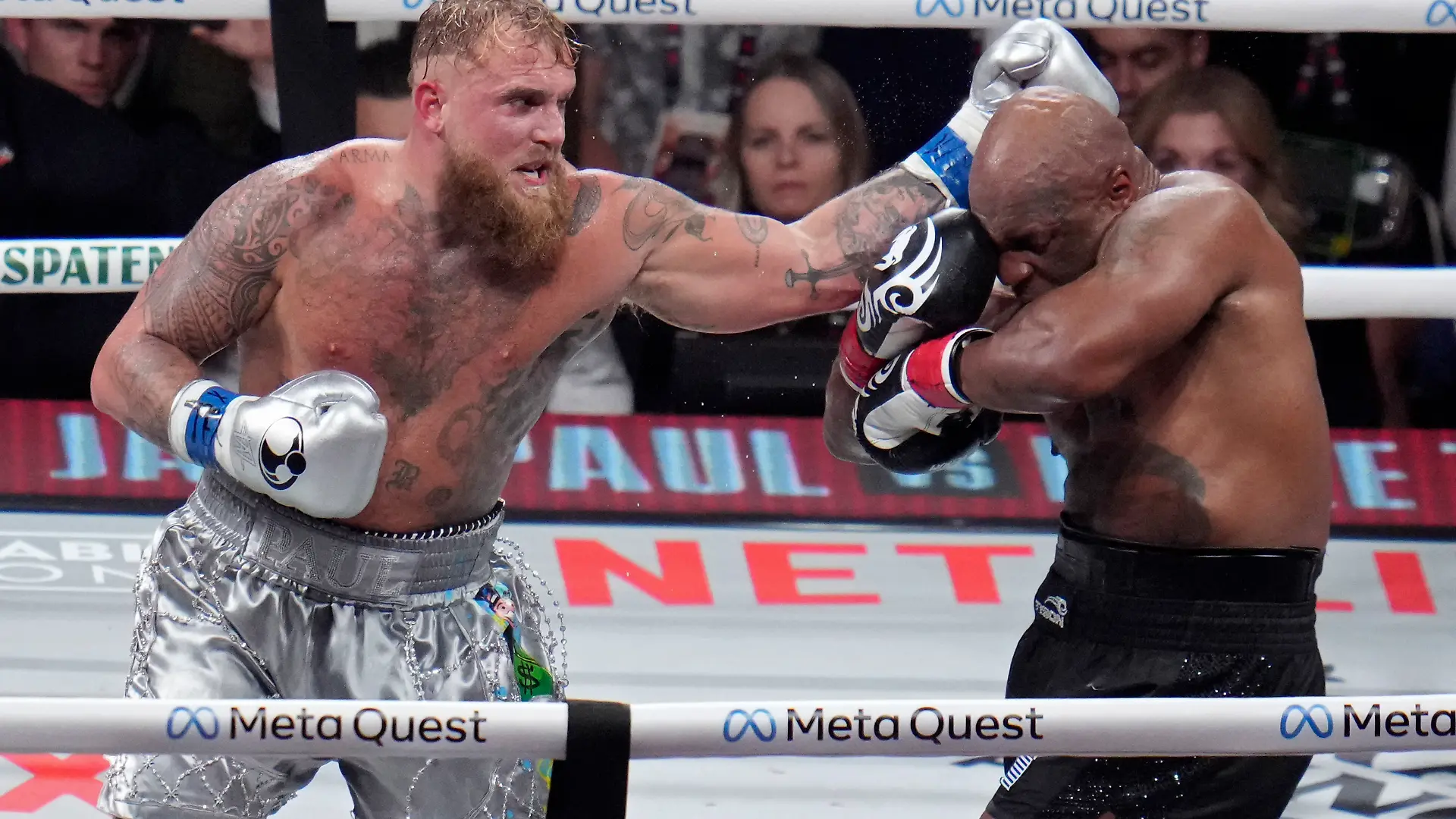 Jake Paul bezwingt Mike Tyson.