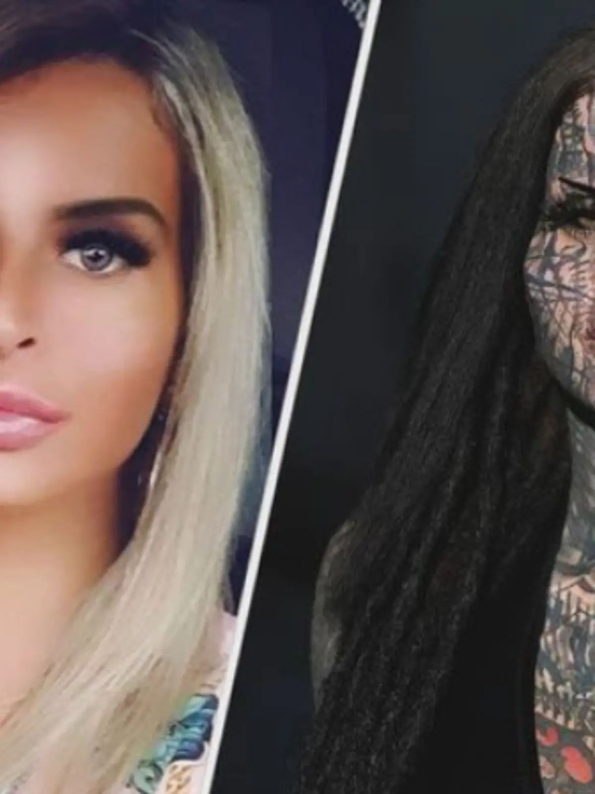 Links sieht man Toxii Daniëlle 2019, rechts ein Foto aus diesem Jahr