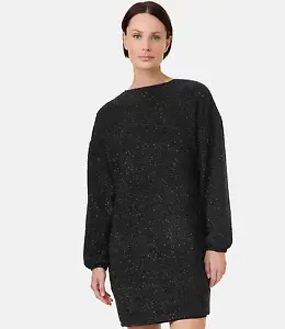 Strickkleid mit Glitzer-Effekt