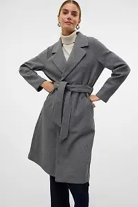 Vero-Moda-Langmantel mit Taillengürtel