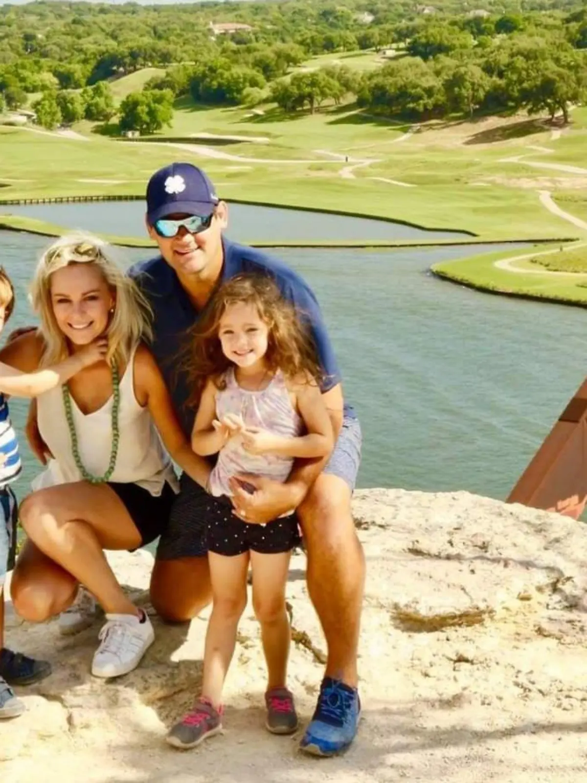 Pedrie Wannenburg mit seiner Familie