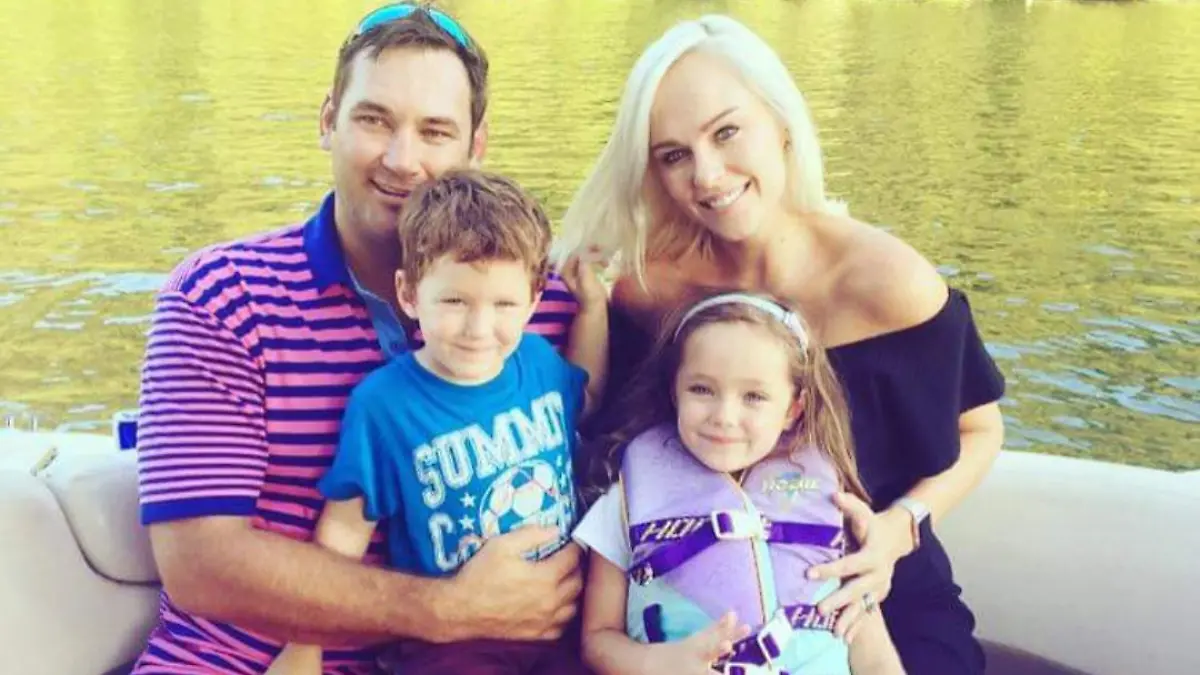 Pedrie Wannenburg mit seiner Familie