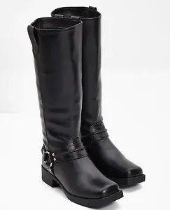 Stiefel in Biker-Optik