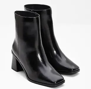 Absatz-Stiefelette in eckiger Form