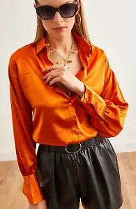 Satinbluse