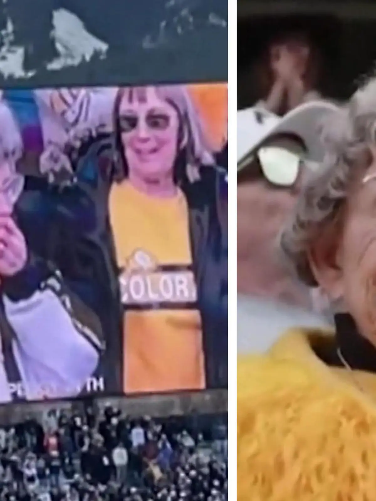 Bild zu: "Oma Peggy bricht in Tränen aus – als ganzes Stadion für sie singt"