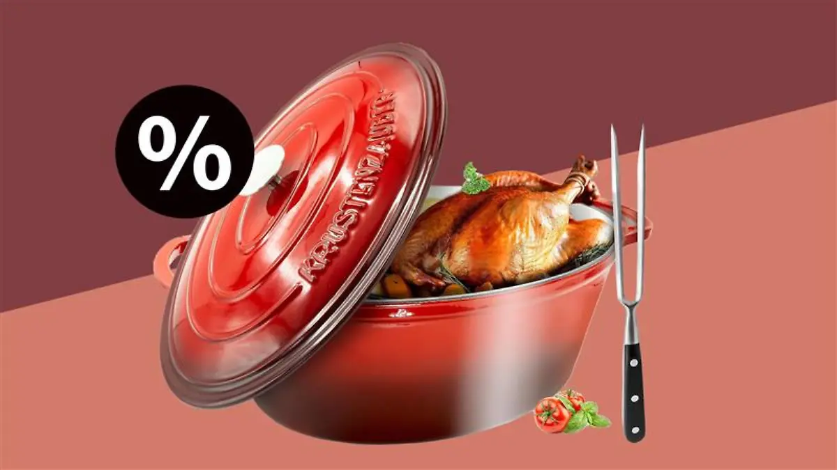 Gusseisen-Bräter im Angebot am Black Friday.