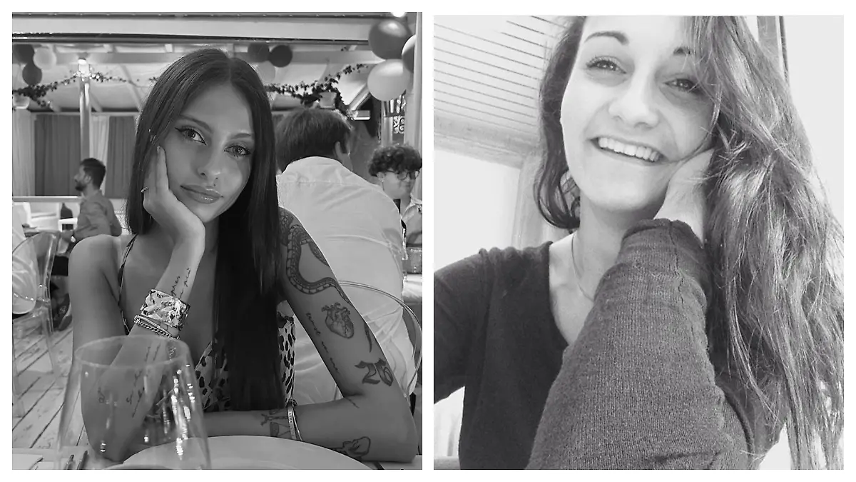 Alexia (l) und Gaia Vecchiato sterben an derselben Stelle.