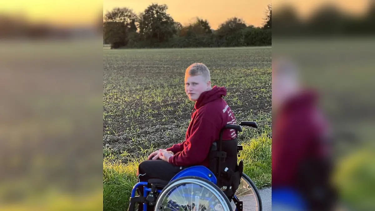 Bei einem Mountainbike-Unfall zog sich Til (17) schwere Verletzungen zu.