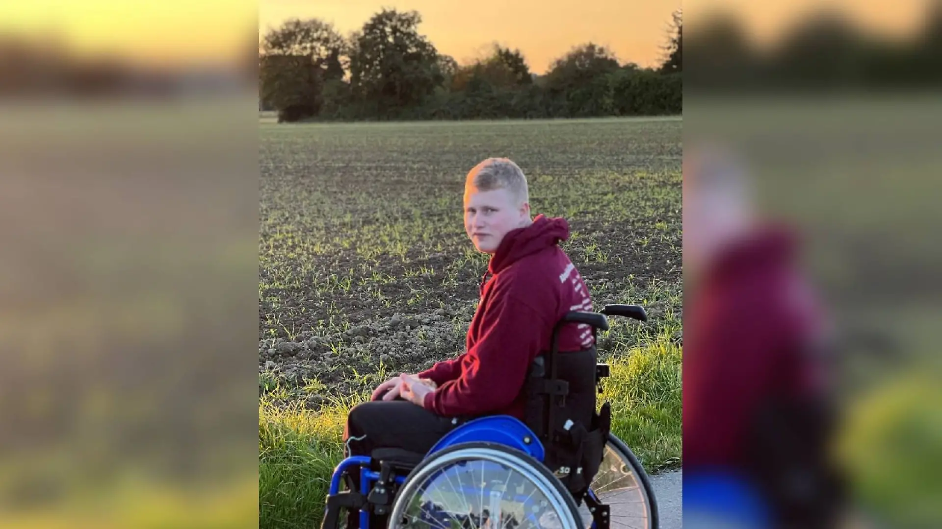 Bei einem Mountainbike-Unfall zog sich Til (17) schwere Verletzungen zu.