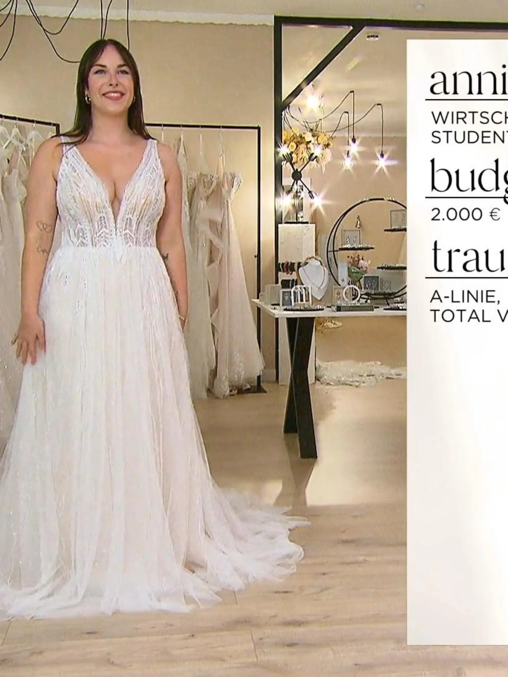 Bild zu: "Braut Annika wird in einem besonderen Kleid heiraten"