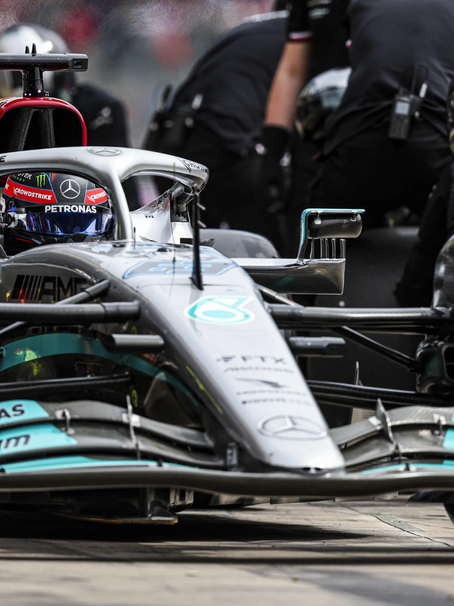  63 RUSSELL George gbr, Mercedes AMG F1 Team W13, action during the Formula 1 Grand Premio del Made in Italy e dell Emilia-Romagna 2022, 4th round of the 2022 FIA Formula One World Championship, WM, Weltmeisterschaft on the Imola Circuit, from April 22 to 24, 2022 in Imola, Italy - F1 - EMILIA ROMAGNA GRAND PRIX 2022 DPPI/Panoramic PUBLICATIONxNOTxINxFRAxITAxBEL 00122010_G00D2441.JPG_