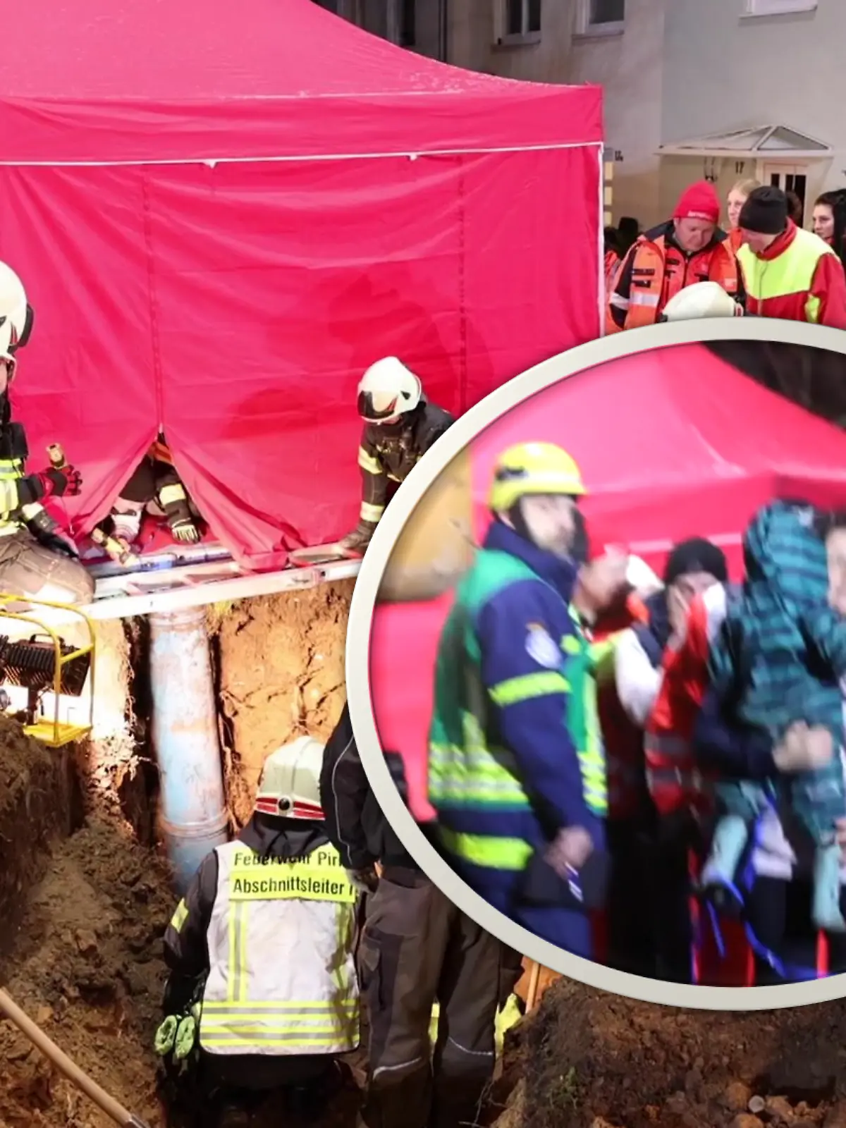 Bild zu: "Valentin (2) steckt stundenlang in Schacht fest"