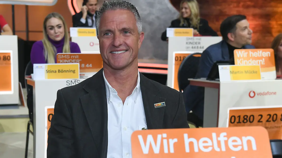Ralf Schumacher beim 29. RTL-Spendenmarathon 2024 am 21.11.2024 im EMG Studio 8 in Hürth.
