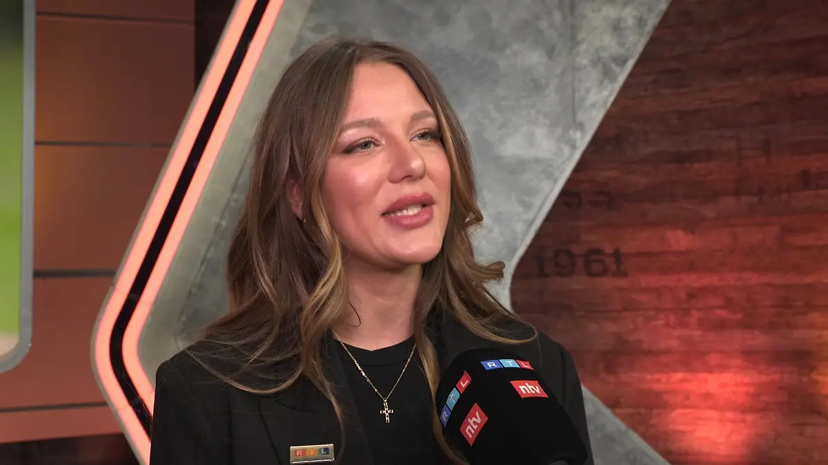 Joelina Drews im RTL-Interview beim Spendenmarathon 2024.