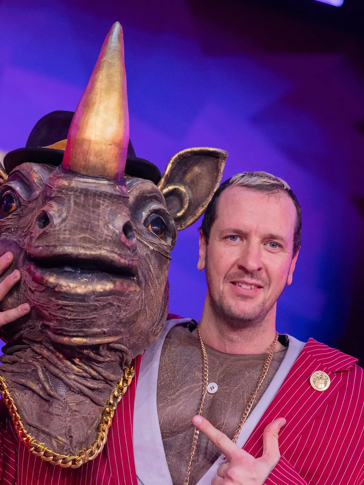 Pascal Hens ist das Nashorn der elften „The Masked Singer”-Staffel. 