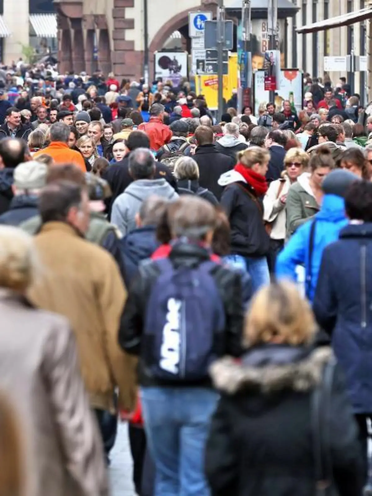 Volle Innenstadt