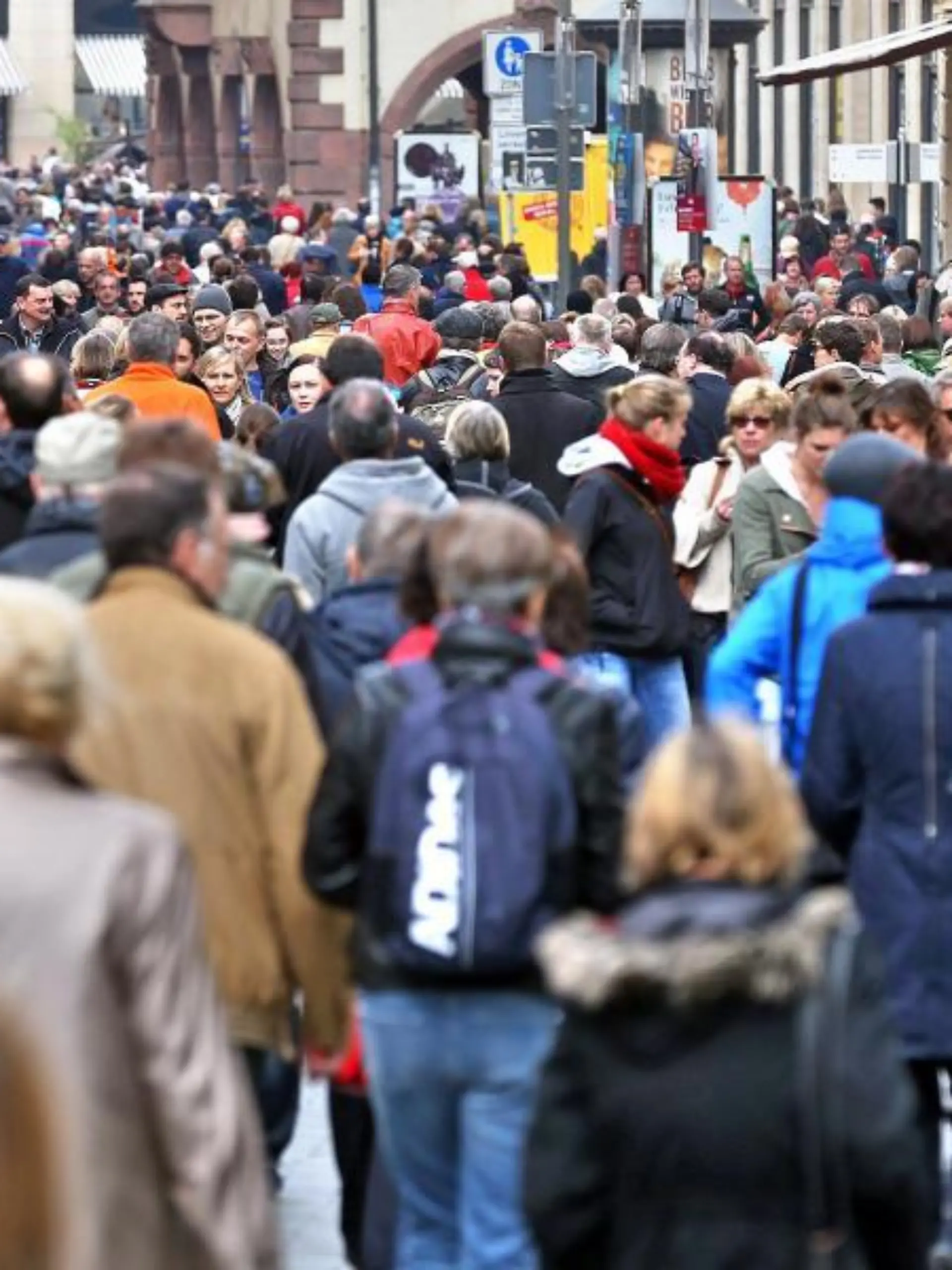 Volle Innenstadt