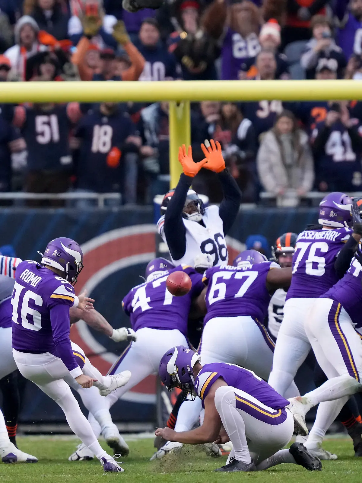 Bild zu: "Vikings ringen die Bears nieder  "