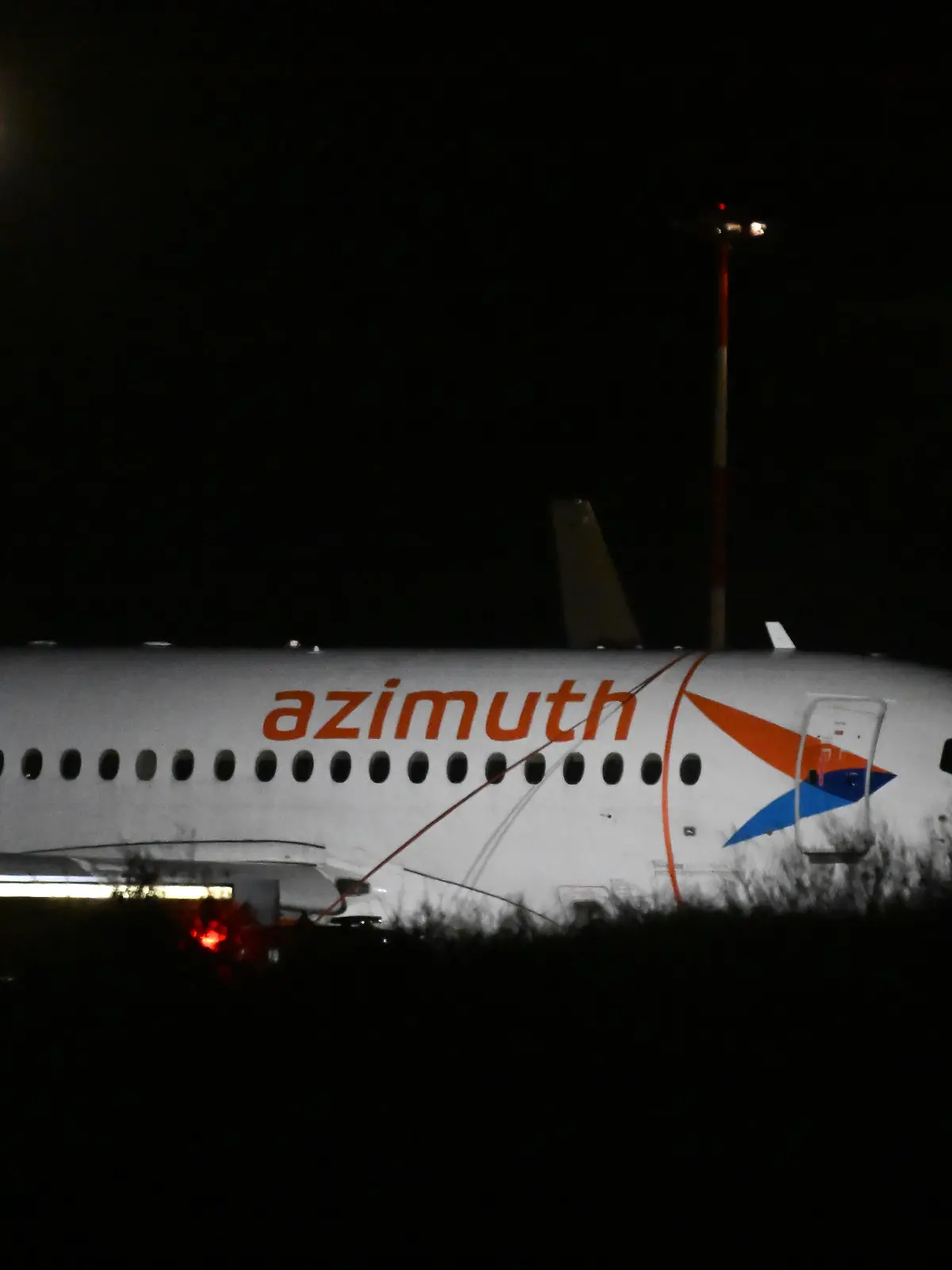 Azimuth-Flugzeug am Flughafen Antalya