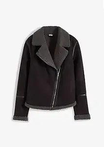 Jacke aus Lammfellimitat