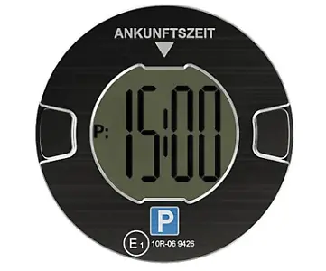 Ooono Elektronische Parkscheibe Schwarz