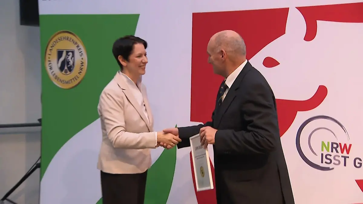 Ehrung für regionale Produkte Lebensmittel MADE IN NRW