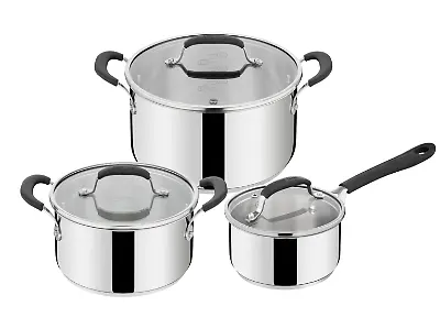 Jamie Oliver by Tefal Edelstahl-Topfset »E318S6«, 6-teilig