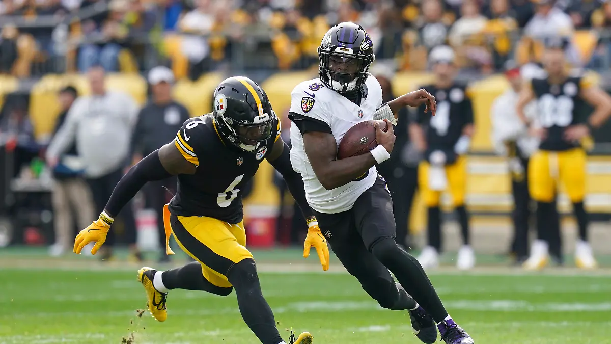 Ravens-Quarterback Lamar Jackson erwischte einen starken Tag.