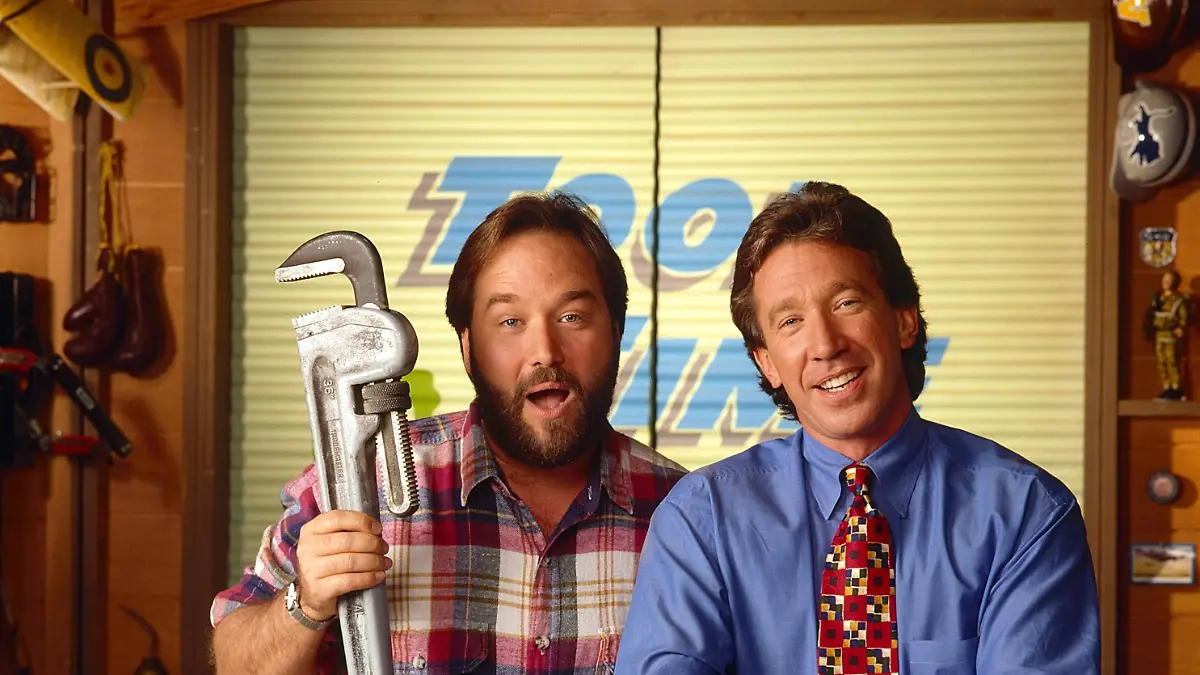 Richard Karn (l.) und Tim Allen spielten von 1991 bis 1999 in „Hör mal, wer da hämmert” mit