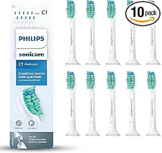 Philips Sonicare Bürstenköpfe für elektrische Schallzahnbürsten (zehn Stück)