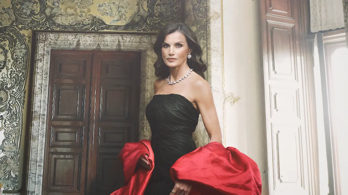 Königin Letizia auf einem neuen Porträt von sich