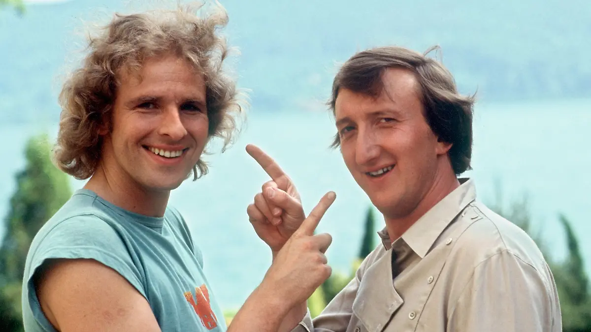 Unter dem Titel «Die Supernasen» betreiben die Entertainer Thomas Gottschalk und Mike Krüger ihren Podcast nur noch bis Mitte Dezember. (Archivfoto)