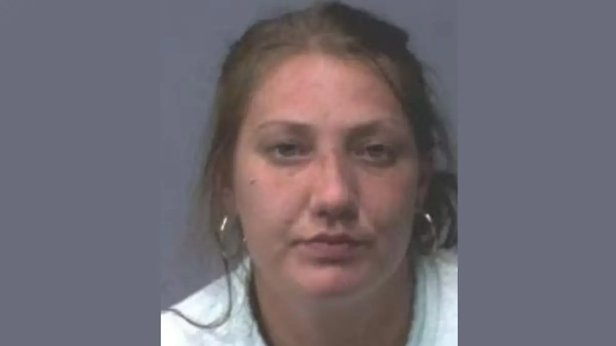 Alicia Schiller auf einem Polizeifoto. 