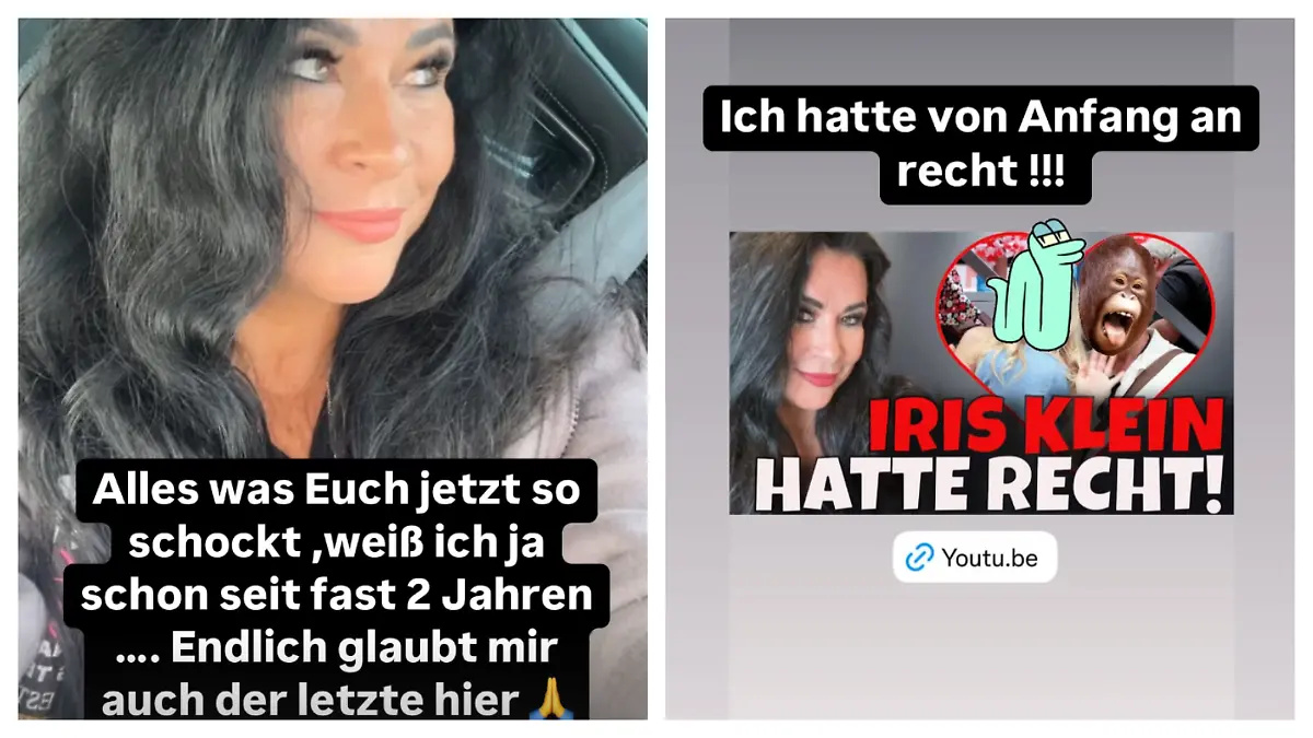 Iris Klein reagierte bei Instagram auf die Liebes-News von ihrem Ex Peter