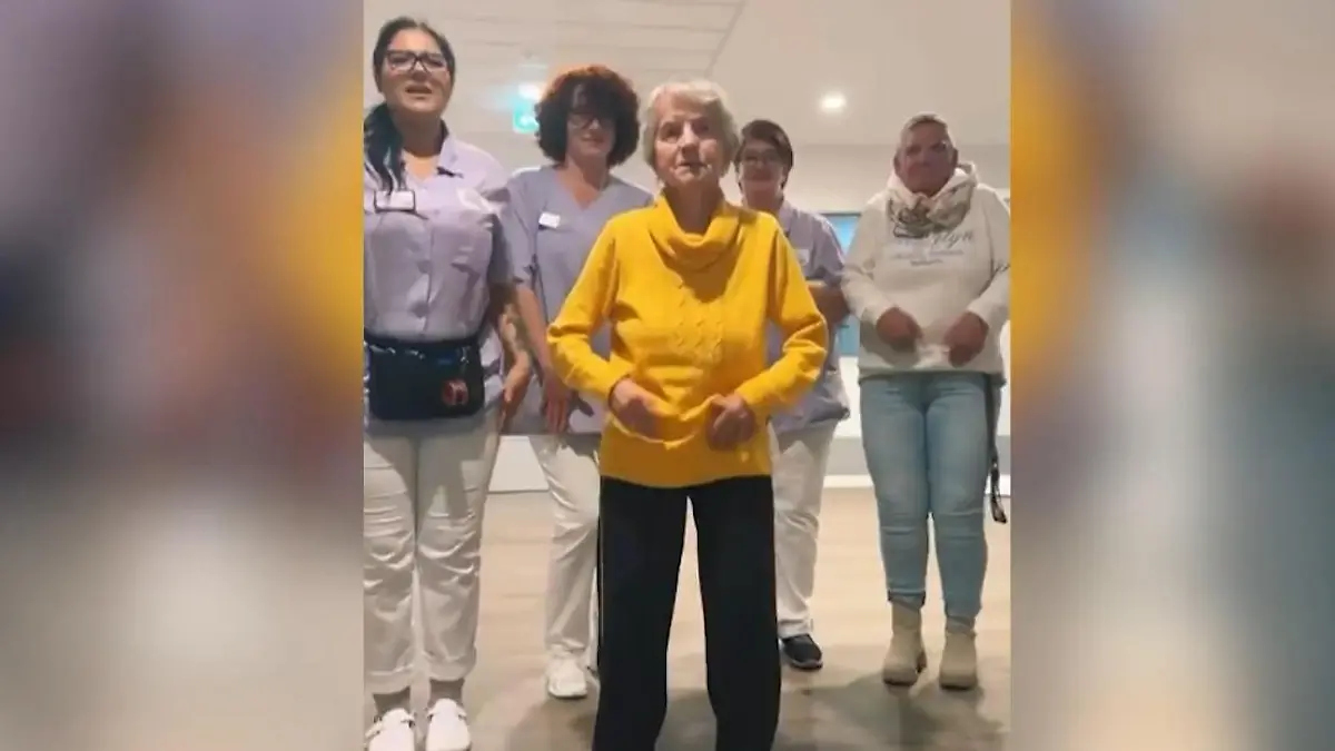 Mit 90 Jahren wird Hilde zum TikTok-Star! Tanzen hält jung und fit