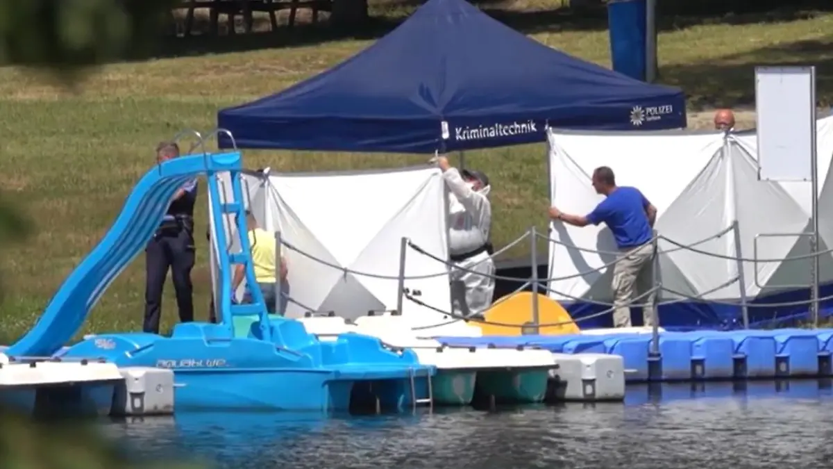 Leichenfund im Stausee Rabenstein in Chemnitz.