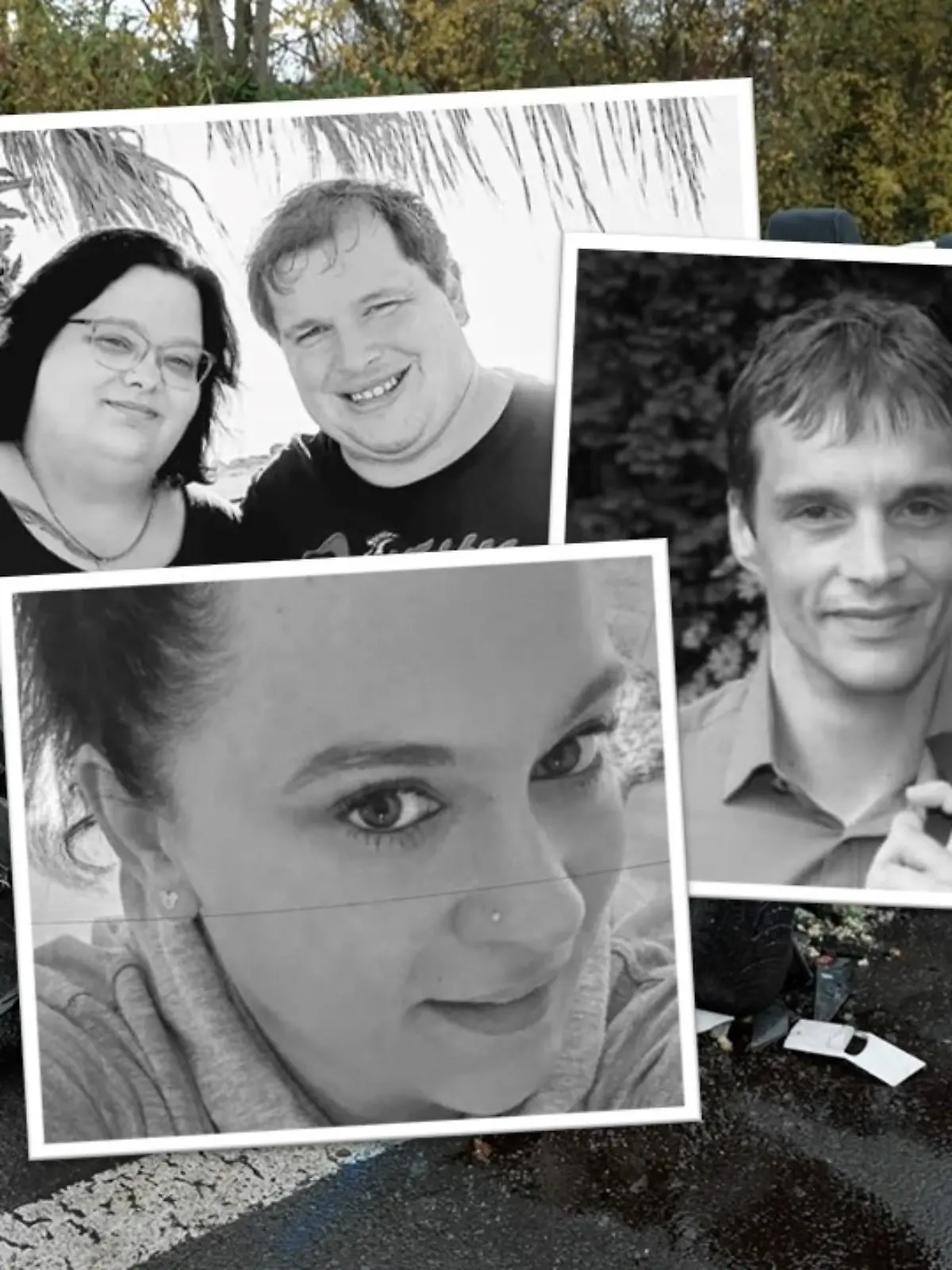 Maik S., Stephanie K., Marion L., und Frank K. sterben bei dem Horror-Unfall in Ochtrup.