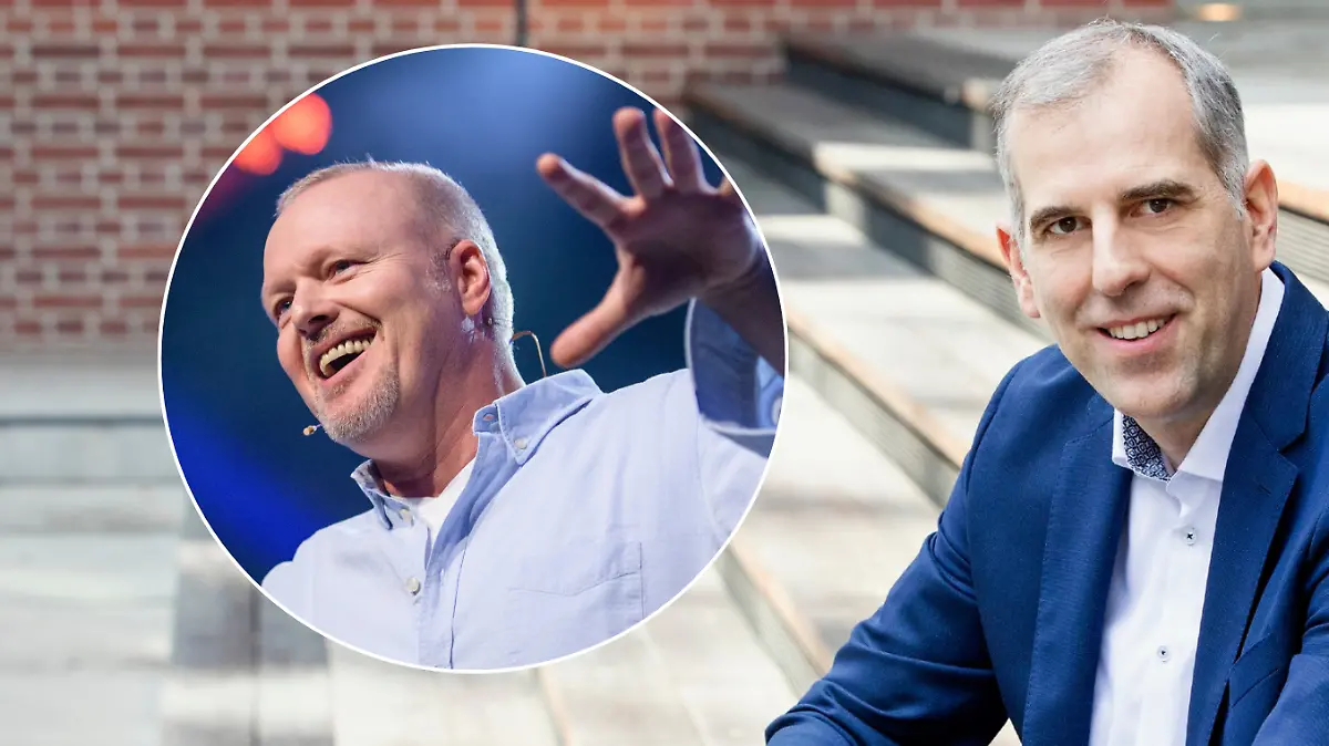 Collage Stefan Raab und Stephan Schmitter
