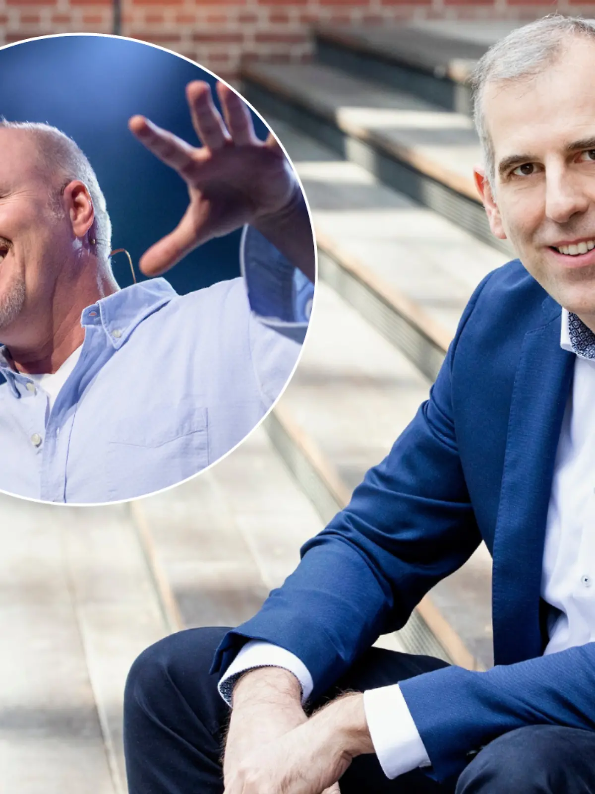 Collage Stefan Raab und Stephan Schmitter