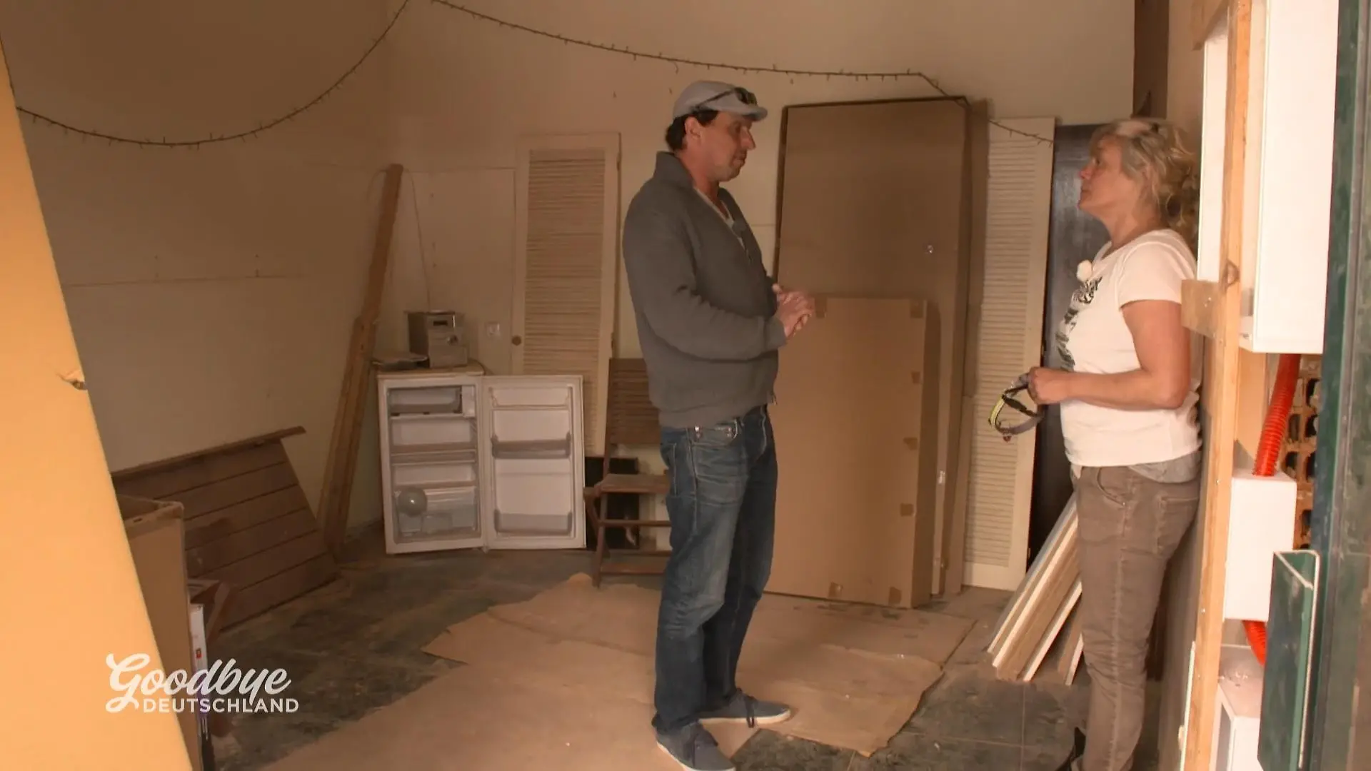 Stephan und Kathi haben noch viel zu tun In Haus und Laden