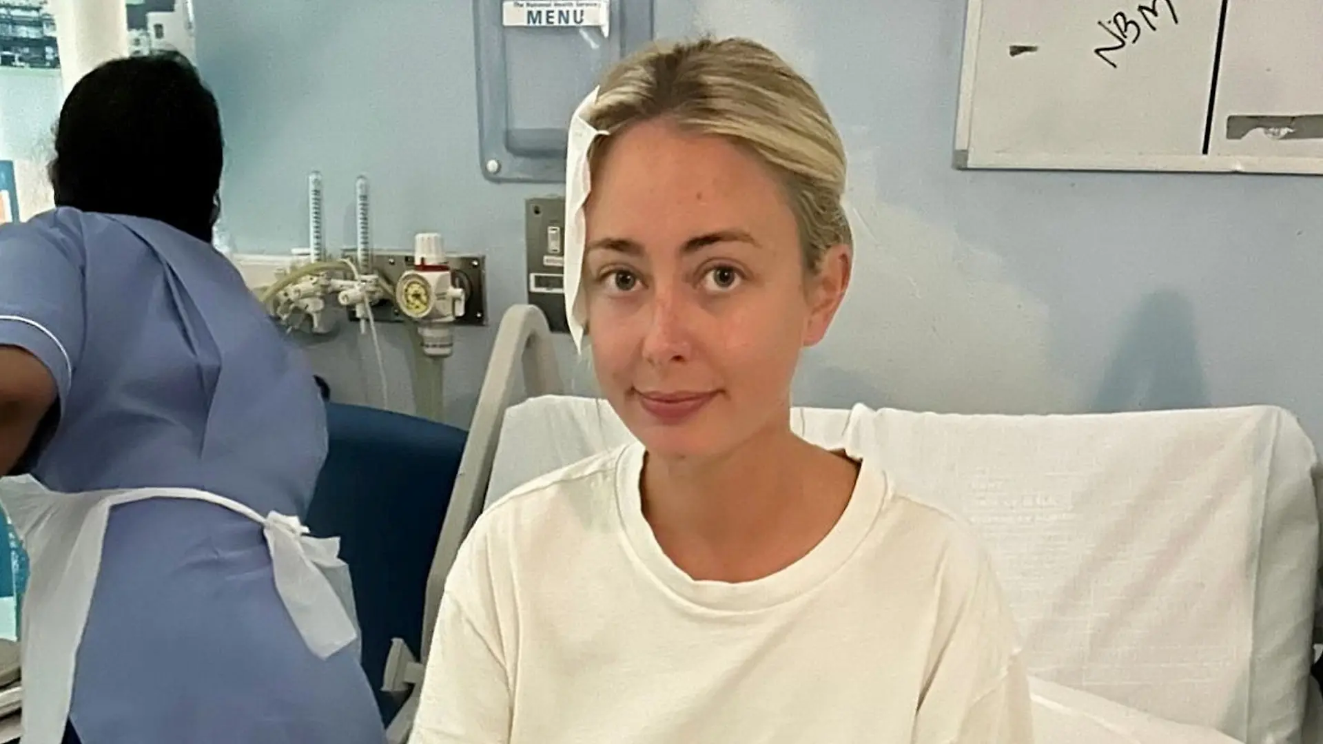 Jessie Mae Lambert im Krankenhaus.