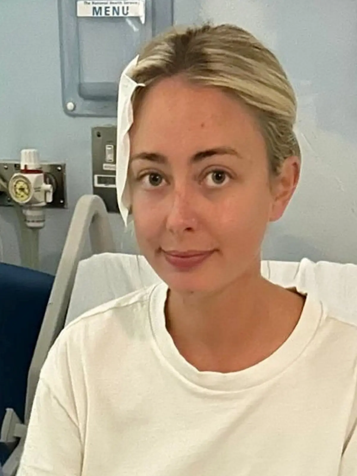 Jessie Mae Lambert im Krankenhaus. 